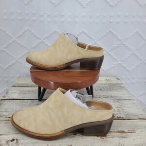 American Rag Segovia mule in milk shoes size 7 Coastal cowgirl boho western